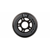 BH Črna 72 mm 82A vrstna kolesca multipack 9 kosov