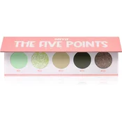 Miyo Eyeshadow The five points paleta senčil za oči odtenek 36 Pistachio gelato 1 kos