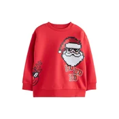 Next Majica Christmas rdeča/črna/bela