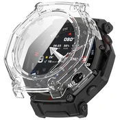 INF Prozorno PC zaščitno ohišje s kaljenim steklom za Amazfit T-Rex 3 Pro, (5000072284)