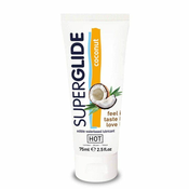 HOT Superglide Edible Waterbased Lubricant Coconut 75ml