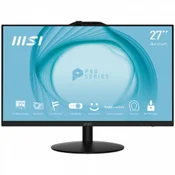 All-in-One Računalo MSI PRO AP272 13M-236EU, 27 Full HD IPS, Intel i3-13100, 8GB RAM, 512GB SSD, Windows 11 Home, Crno