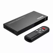 MicroConnect 8K@60Hz USB-C in HDMI Switch 4x1 w/ Remote control, HDCP 2.3