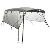Vidaxl Bimini tenda s 4 loki in stranicami 243x(185-198)x137 cm