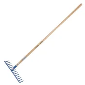 OFFNER grablje za kamenje, ojačane, širina 390 mm in 12 zob, z ročajem