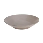shumee Globok krožnik iz gline bež barve 21 cm