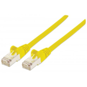 Intellinet LAN (RJ45) Mreža Prikljucni kabel CAT 6A S/FTP 20 m Žuta Zašticen s folijom, Pletena zaštita, Sa zaštitom, Podržava HDMI, Bez ha