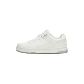 Bershka Nizke superge svetlo siva / bela