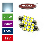 Avto LED žarnica (sijalka) C5W 9 SMD 5050 39mm 2 kosa