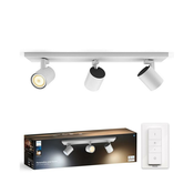 Philips - LED prigušiva spot svetiljka Hue RUNNER 3xGU10/4,2W/230V + daljinski upravljac, bela