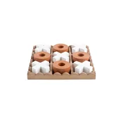 Družabna igra - križci in krožci Present Time Tic Tac Toe 18,5 cm