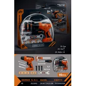 Merx alat kofer 16 pcs sa bušilicom ( ms34585 )