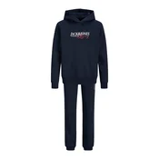 Jack & Jones Junior Trenirka za tek JJJADE nočno modra / burgund / bela