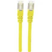 Intellinet Intellinet 737104 RJ45 omrežni kabel\, Patch kabel CAT 6a S/FTP 20.00 m rumena zaščita iz folije\, pletena zaščita\, brez halogena 1 kos, (20417883)