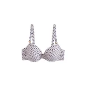 Next Bikini zgornji del lila/jajčevec/rosé/bela
