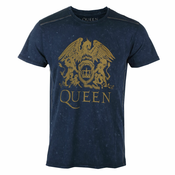 Metalik majica muško Queen - Classic Crest Snow Wash - ROCK OFF - QUSWASH02MN