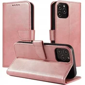 Hurtel Magnet Case elegantna preklopna maska z stojalom za Xiaomi Redmi Note 11 Pro+ 5G / Mi11i / Poco X4 NFC 5G, roza