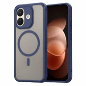 Hibridni ovitek HaloFrost II MagSafe za Xiaomi Redmi Note 17 Pro 5G - navy blue