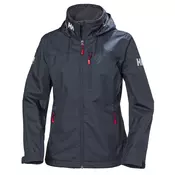 Helly Hansen W CREW HOODED JACKET, ženska jakna, plava 33899