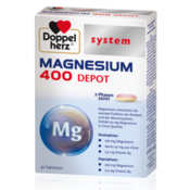 Doppelherz System Magnezij 400 Depot s počasnim sproščanjem, 30 tablet