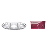 Pasabahce PASABAHCE, ELEGANT, PLADENJ OVALNI S PREKATI, 28 CM x 16 CM, 1 KOS, (22153414)