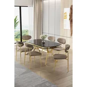 Hanah Home Trpezarijski set, 7 komada, Bež
