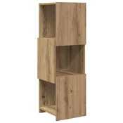 Vidaxl Kotna omarica Umetni hrast 30,5x30x95cm Konstruiran les