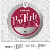 DADDARIO J560144M Pro Arte E 4/4 Medium struna za violino