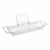 Nastavljivo kovinsko držalo za kopel v srebrni barvi PT LIVING Tub, 61 - 86 cm