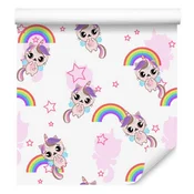 Fototapeta Little Cute Mucks za dnevno sobo in spalnico 50x1000 cm