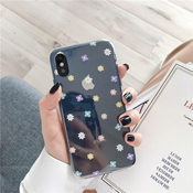 Ovitek za iPhone XS Max | Prozoren, pisane rožice