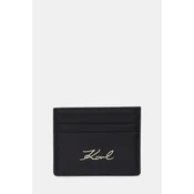 Etui za kreditne kartice KARL LAGERFELD B1W32034 Črna