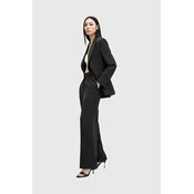 Hlače AllSaints AVERIE PIN ženske, siva barva, W009QB