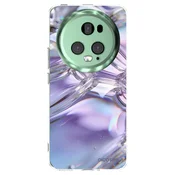 Silikonski prozorni ovitek za Honor Magic5 Pro - Iridescent bubbles