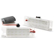 Mstyling LED osvetlitev registrske tablice z ohišjem OPEL Astra, Corsa, Insignia