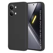 Silikonski ovitek Techsuit SoftFlex za Xiaomi Poco X8 Pro Max - črn