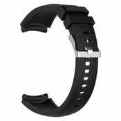 BStrap Xiaomi Amazfit GTR 2/GTR 47mm Silicone Davis pašček, Black