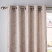 Bež zavese iz damasta v kompletu 2 ks 168x183 cm Damask Jacquard – Catherine Lansfield