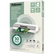 Laminacijska folija, 80 mikronov, A5, sijajna, 100 kosov, FELLOWES Light, 100 kosov