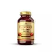 SOLGAR VITAMIN C 90X500MG MALINA/BRUSNICA