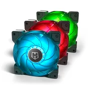 NOX Ventilador Caja Nox Hummer H-Sync RGB 120 mm Pack 3, (21407025)