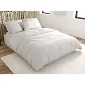 Ljubki dom Bombažna posteljnina STANDO bela Velikost posteljnine: 70 x 90 cm | 140 x 220 cm