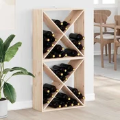 Stalak za vino 2 pcs Prirodna 62 x 25 x 62 cm