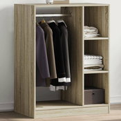Vidaxl vidaXL Garderobna omara, hrast sonoma, 77x48x102 cm