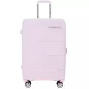Kovček TRAVEL AND MORE Unbreakable - rose gold, srednji, trdi, 64 l