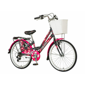 VISITOR Ženski bicikl FAS246S6#11 $ 24/13 INFERIOR crno-roze