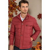 M8625 DEWBERRY MENS COAT-PLAIN BURGUNDY