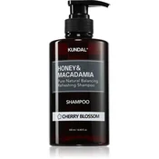 KUNDAL Honey & Macadamia Cherry Blossom naravni šampon za suhe in poškodovane lase 500 ml