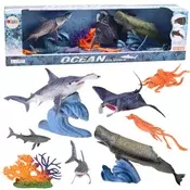 Set figura morskih životinja pokretni elementi zraka