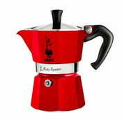 slomart italijanski kuhalnik za kavo bialetti rdeča aluminij 1 skodelica 50 ml